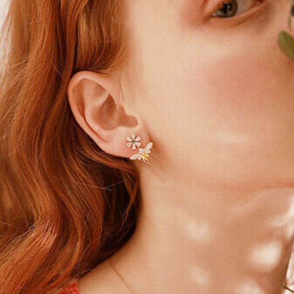 New Sterling silver 🐝 unique Earrings - Picture 4 of 4